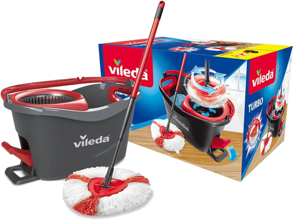 ⁨Mop obrotowy Vileda Wring&Clean Turbo 163422⁩ w sklepie Wasserman.eu