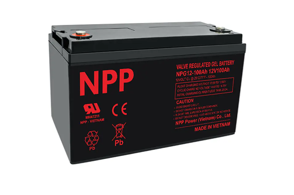 Gel Batterie NPG 12V 100Ah NPP AGM GEL im Wasserman.eu
