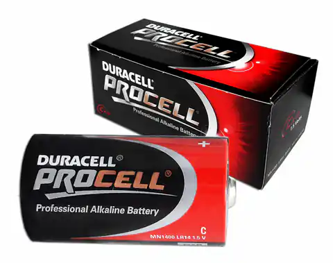 ⁨Duracell Procell LR14 Alkaline Battery⁩ at Wasserman.eu