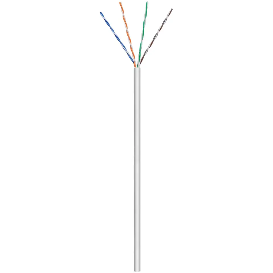 Skrętka CAT5e U/UTP AWG 26/7 Goobay szara 100m w sklepie Wasserman.eu