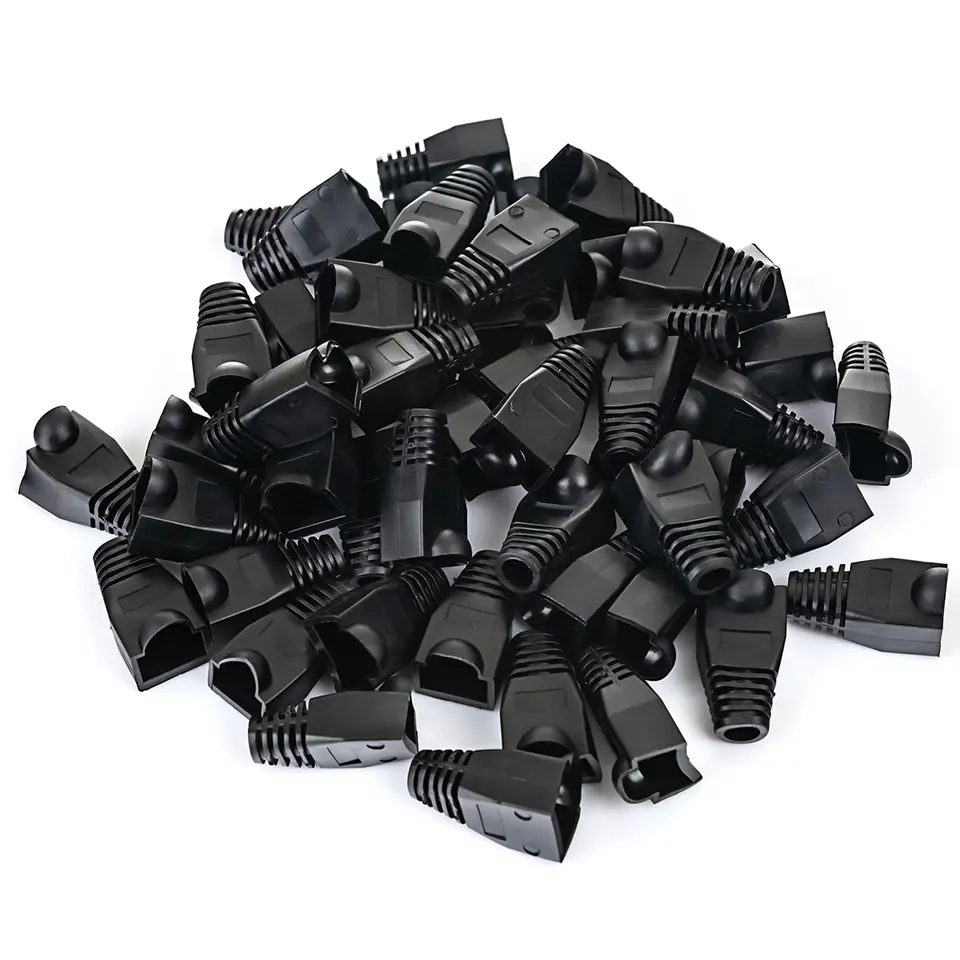 ⁨Rubber plug cover RJ-45 CC-RJ45_1BLK 50 pcs⁩ at Wasserman.eu