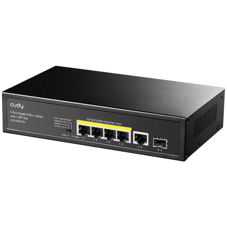 ⁨SWITCH PoE+ 5-port GS1005PTS1 120W 1Gbps⁩ w sklepie Wasserman.eu