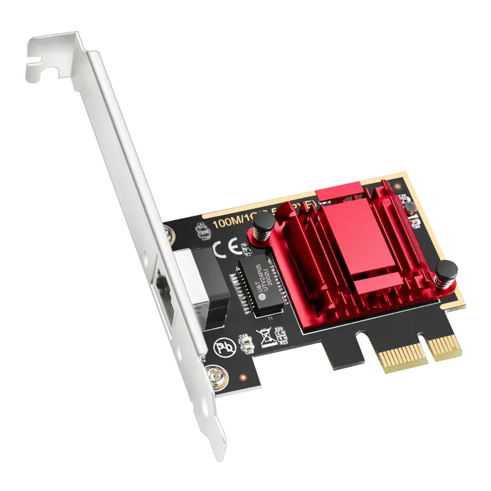 ⁨Internal network adapter LAN PCI-E 2.5 GBPs CUDY PE25⁩ at Wasserman.eu