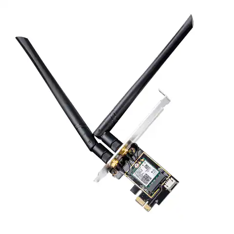 ⁨Karta sieciowa PCI-E WiFi 6 AX5400 BT 5.2 2x5 dBi⁩ w sklepie Wasserman.eu