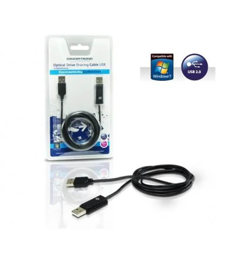 ⁨Kabel USB Optical Drive Sharing⁩ w sklepie Wasserman.eu