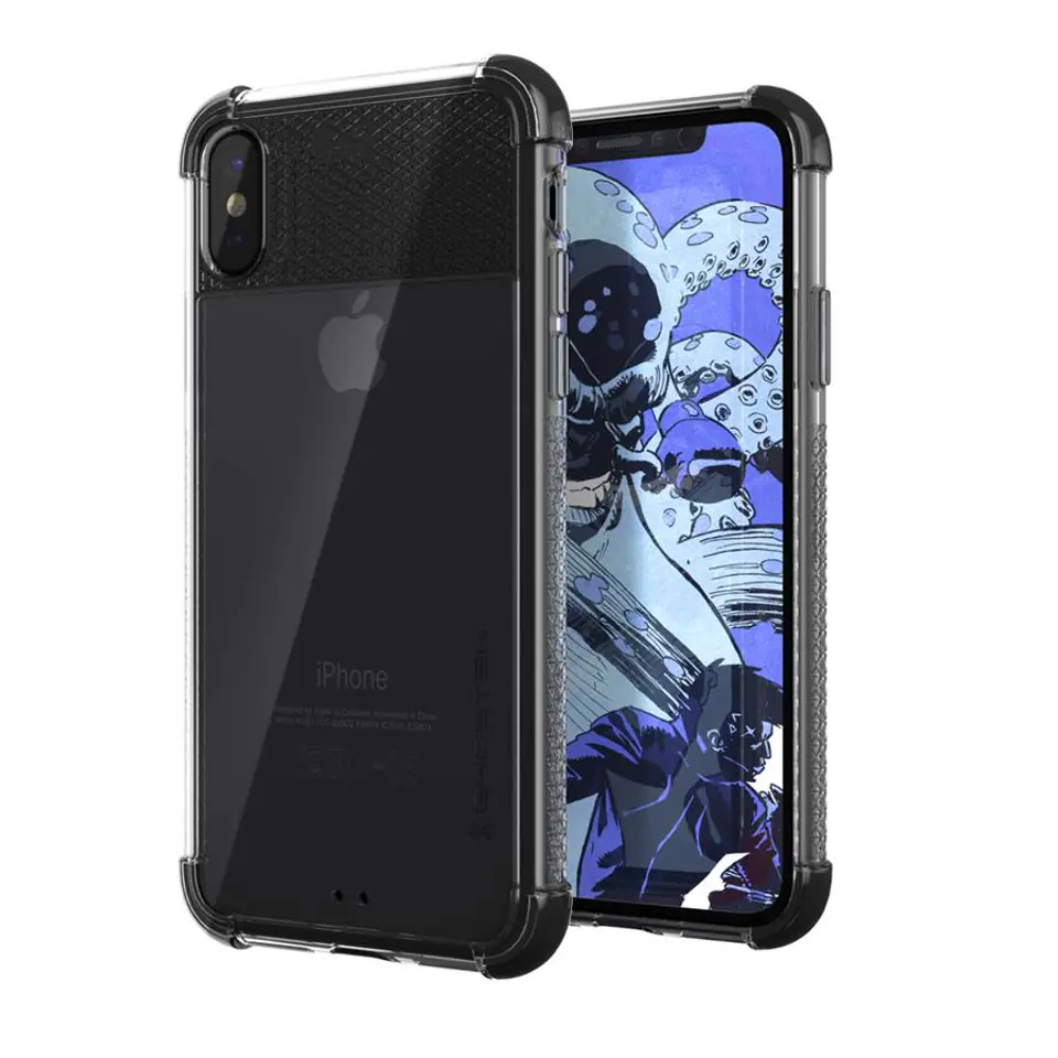 ⁨Etui Covert 2 Apple iPhone Xs czarny⁩ w sklepie Wasserman.eu