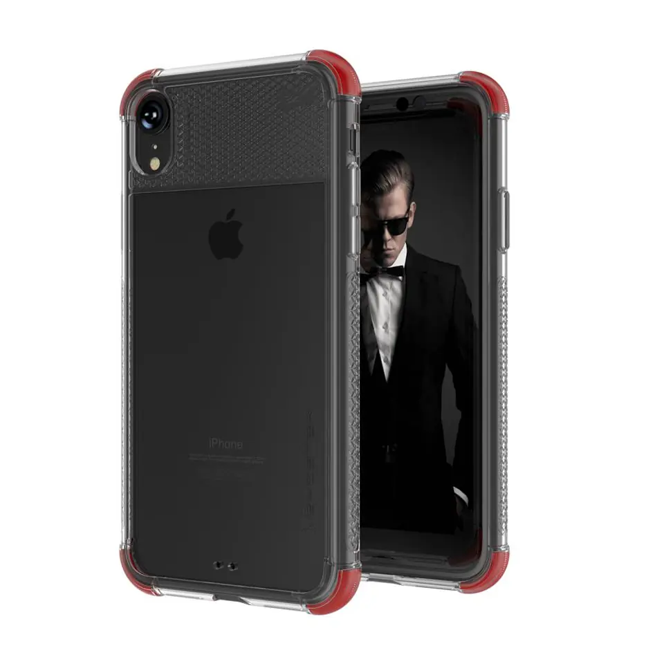 ⁨Etui Covert 2 Apple iPhone Xr czerwony⁩ w sklepie Wasserman.eu