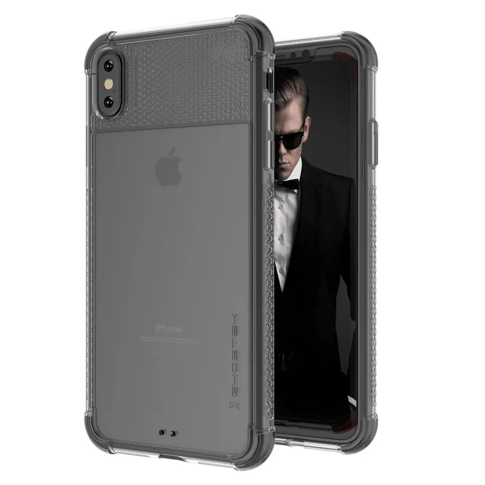 ⁨Etui Covert 2 Apple iPhone Xs Max czarny⁩ w sklepie Wasserman.eu