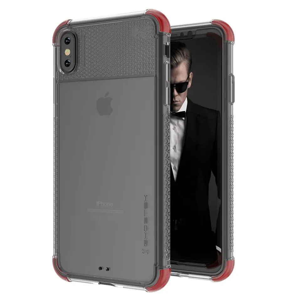 ⁨Etui Covert 2 Apple iPhone Xs Max czerwony⁩ w sklepie Wasserman.eu