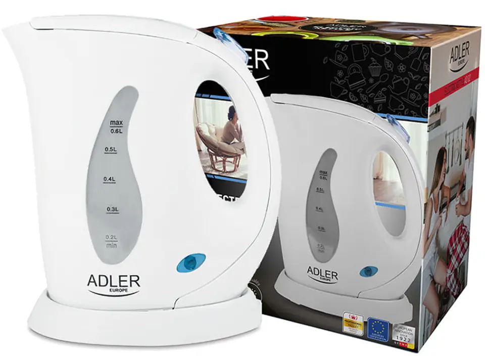 Electric kettle Adler AD 02 0.6 L at Wasserman.eu