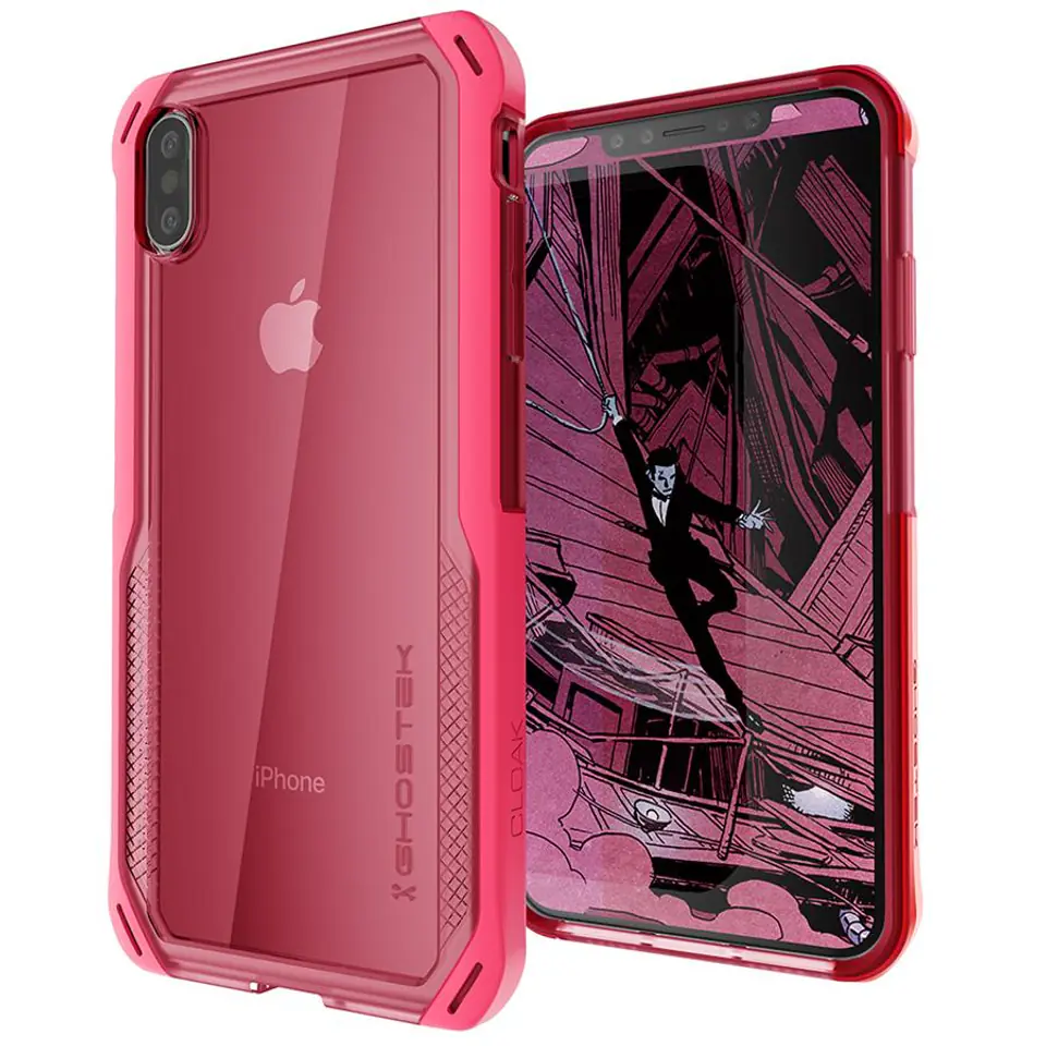 ⁨Etui Cloak 4 Apple iPhone Xs Max różowy⁩ w sklepie Wasserman.eu