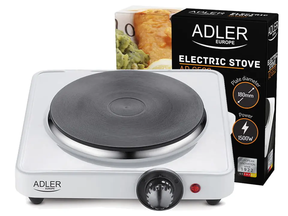 ⁨Portable single-burner electric cooker Adler AD 6503⁩ at Wasserman.eu