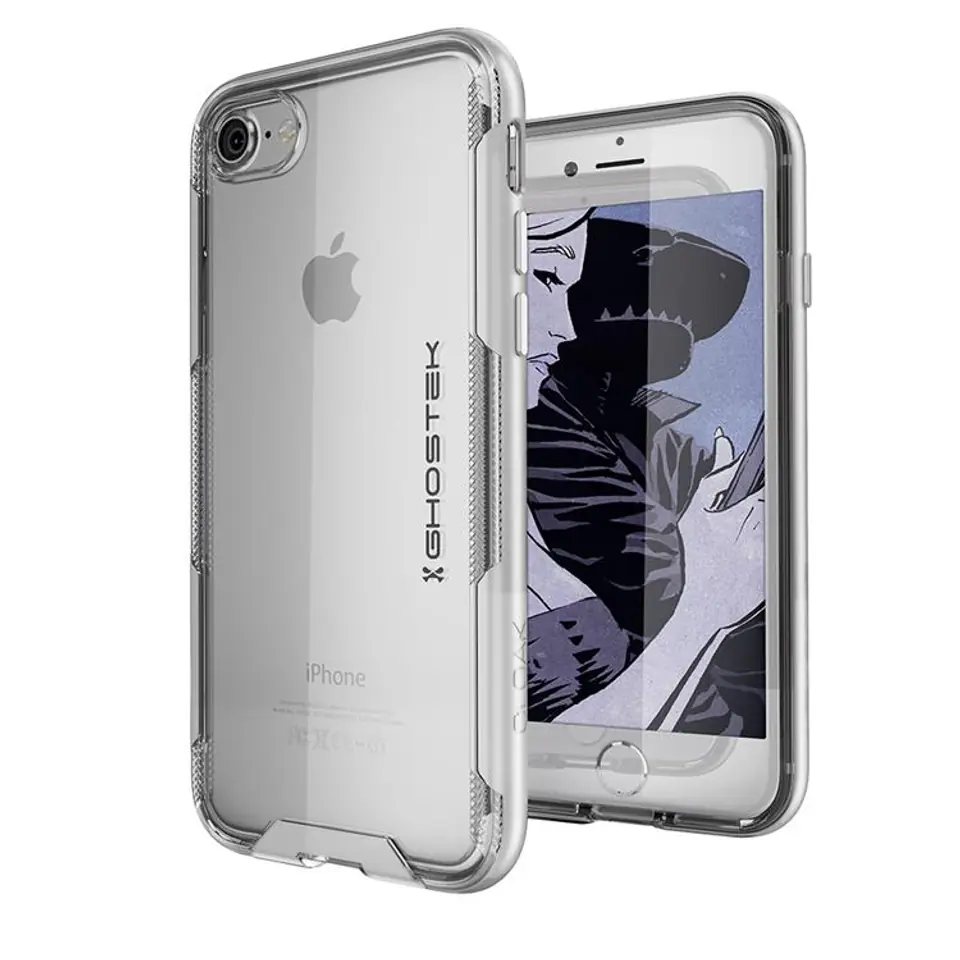 ⁨Case Cloak 3 Apple iPhone 7 8 silver⁩ at Wasserman.eu