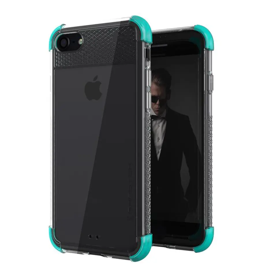 ⁨Etui Covert 2 Apple iPhone 7 8 turkusowy⁩ w sklepie Wasserman.eu