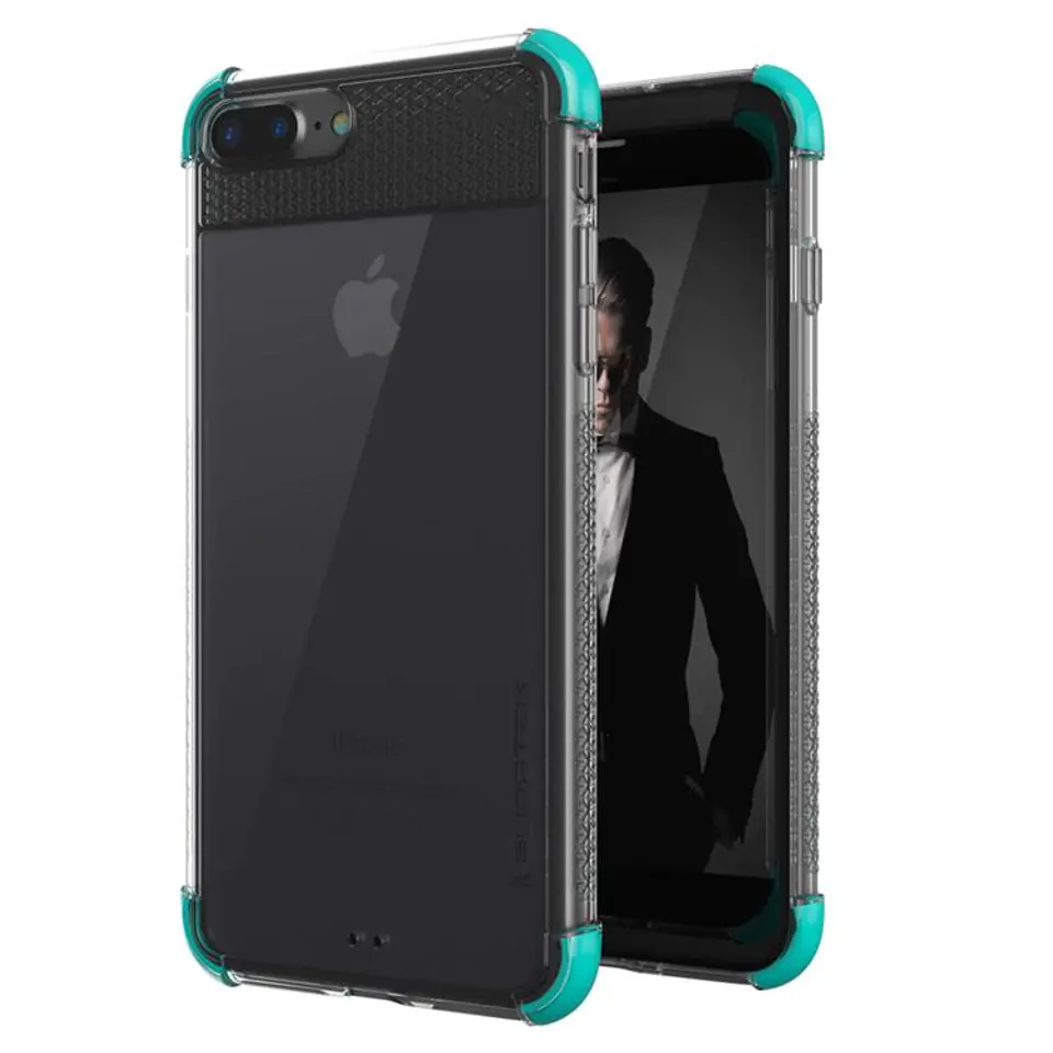 ⁨Etui Covert 2 Apple iPhone 7 Plus 8 Plus turkusowy⁩ w sklepie Wasserman.eu