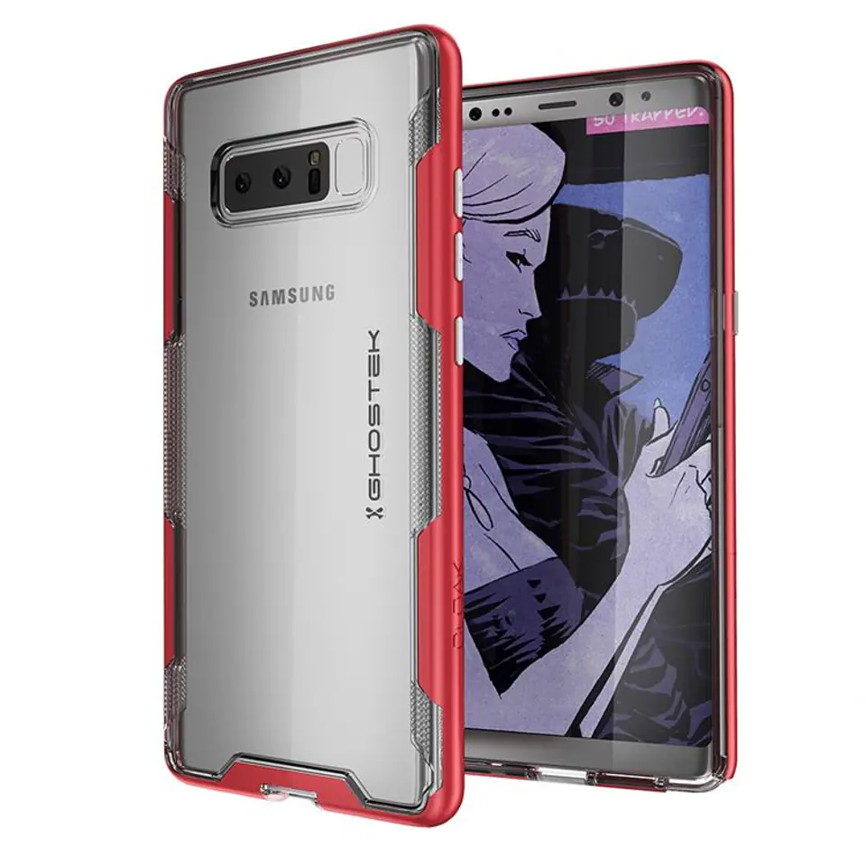 ⁨Etui Cloak 3 Samsung Galaxy Note8 czerwony⁩ w sklepie Wasserman.eu