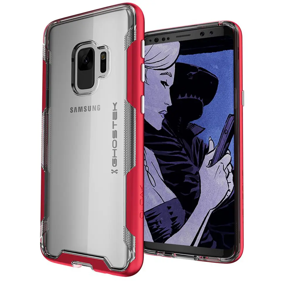 ⁨Etui Cloak 3 Samsung Galaxy S9 czerwony⁩ w sklepie Wasserman.eu