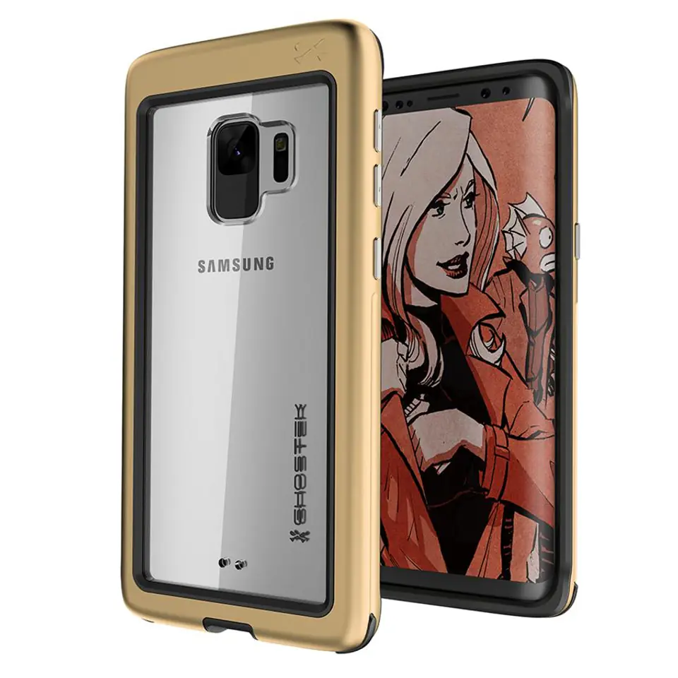 ⁨Etui Atomic Slim Samsung Galaxy S9 złoty⁩ w sklepie Wasserman.eu