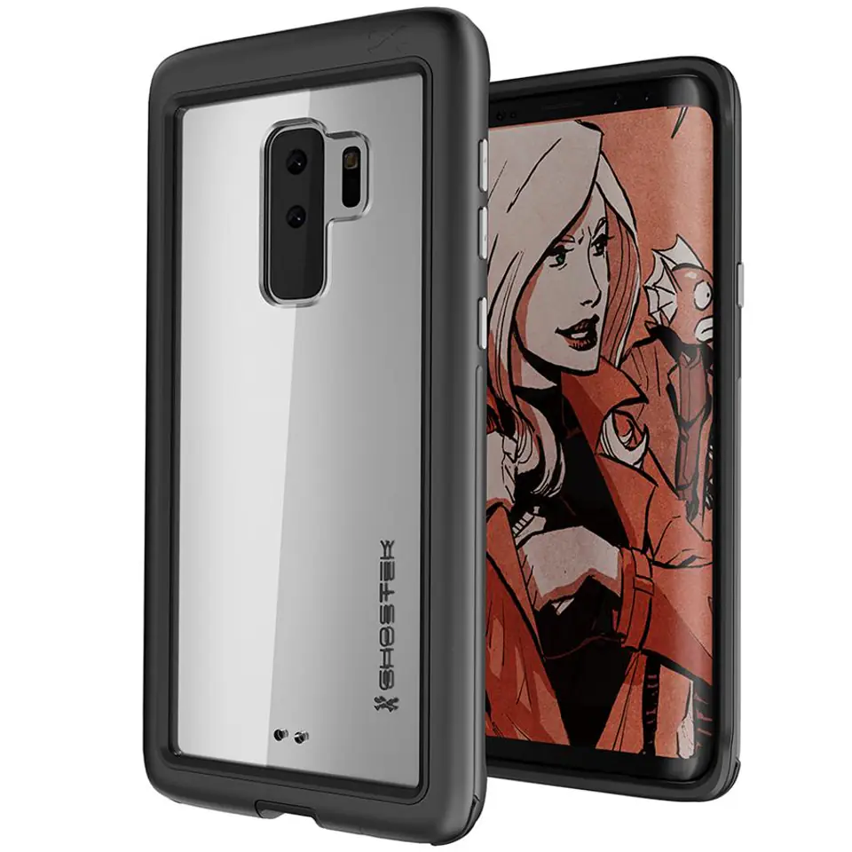 ⁨Atomic Slim Case for Samsung Galaxy S9 Plus black⁩ at Wasserman.eu