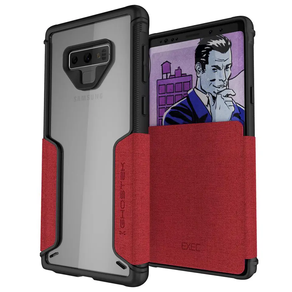 ⁨Etui Exec 3 Samsung Galaxy Note9 czerwony⁩ w sklepie Wasserman.eu