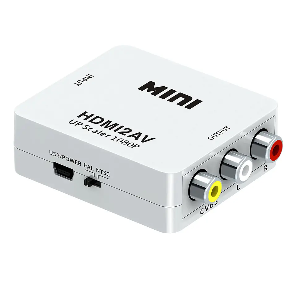 ⁨Konwerter HDMI na 3RCA Spacetronik mini HDC3RCA01⁩ w sklepie Wasserman.eu