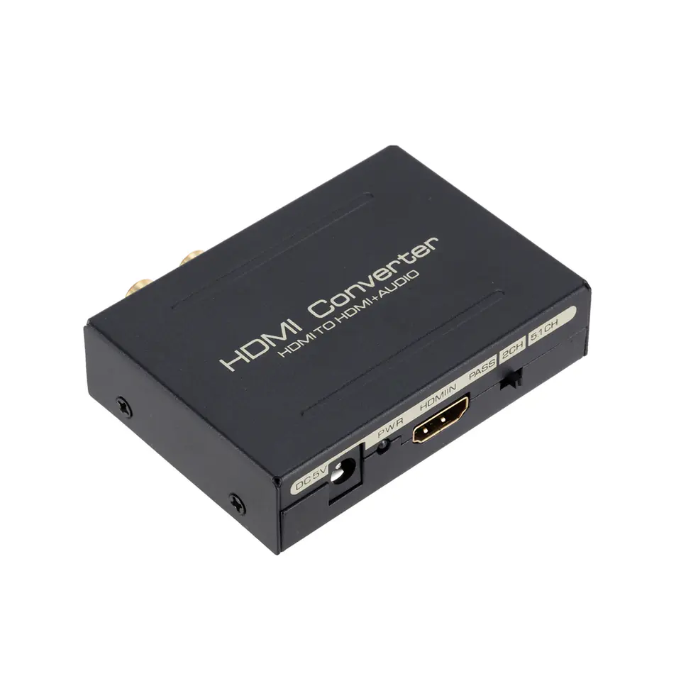 ⁨Extractor HDMI-HDMI + Audio SPDIF lub R/L SPH-AE07⁩ w sklepie Wasserman.eu