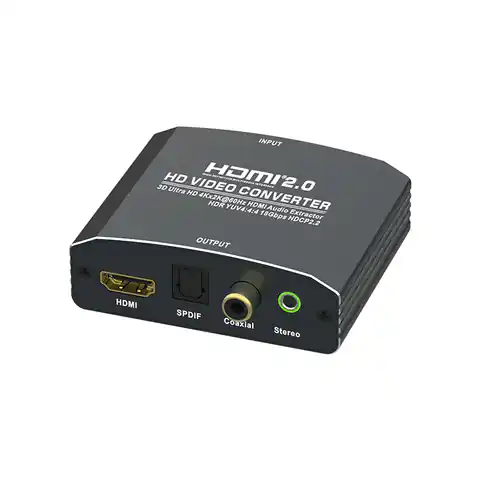 ⁨Extractor HDMI-HDMI + Audio SPDIF lub R/L SPH-AE09⁩ w sklepie Wasserman.eu