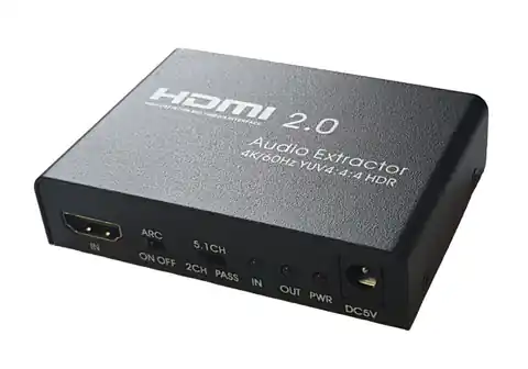 ⁨Extractor HDMI-HDMI + Audio SPDIF R/L ARC SPH-AE03⁩ w sklepie Wasserman.eu