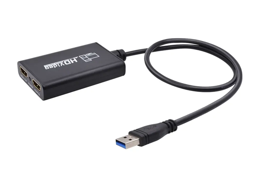 ⁨Grabber Nagrywarka HDMI Spacetronik SP-HVG02 do PC⁩ w sklepie Wasserman.eu