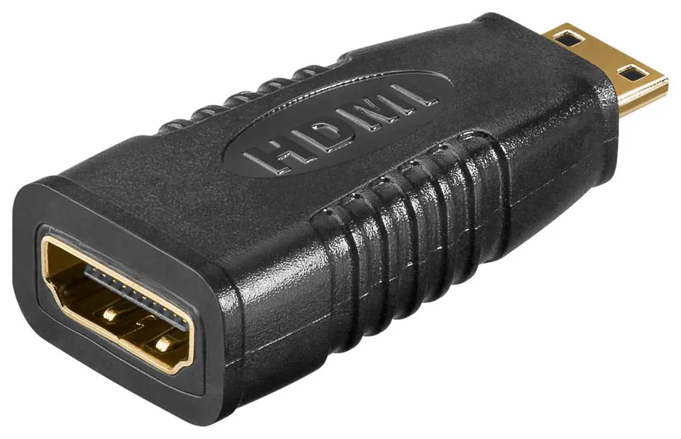 ⁨Adapter gniazdo HDMI - wtyk mini HDMI 1.4 Goobay⁩ w sklepie Wasserman.eu