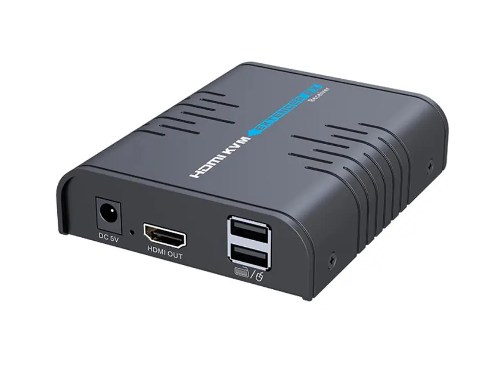 Konwerter HDMI na IP + KVM USB odbiornik - RX w sklepie Wasserman.eu