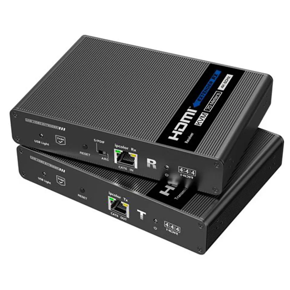 ⁨Konwerter sygnału HDMI na LAN SPH-676 KVM IPCOLOR⁩ w sklepie Wasserman.eu