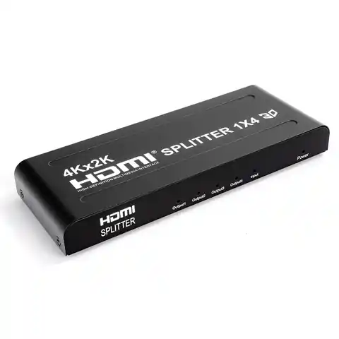 ⁨Rozgałęźnik HDMI 1/4 Spacetronik SPH-RS104V14⁩ w sklepie Wasserman.eu