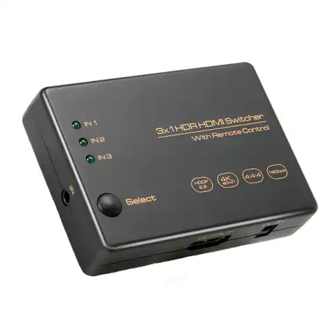 ⁨Sumator HDMI 3x1 SPH-S1032.2 4K 60Hz⁩ w sklepie Wasserman.eu
