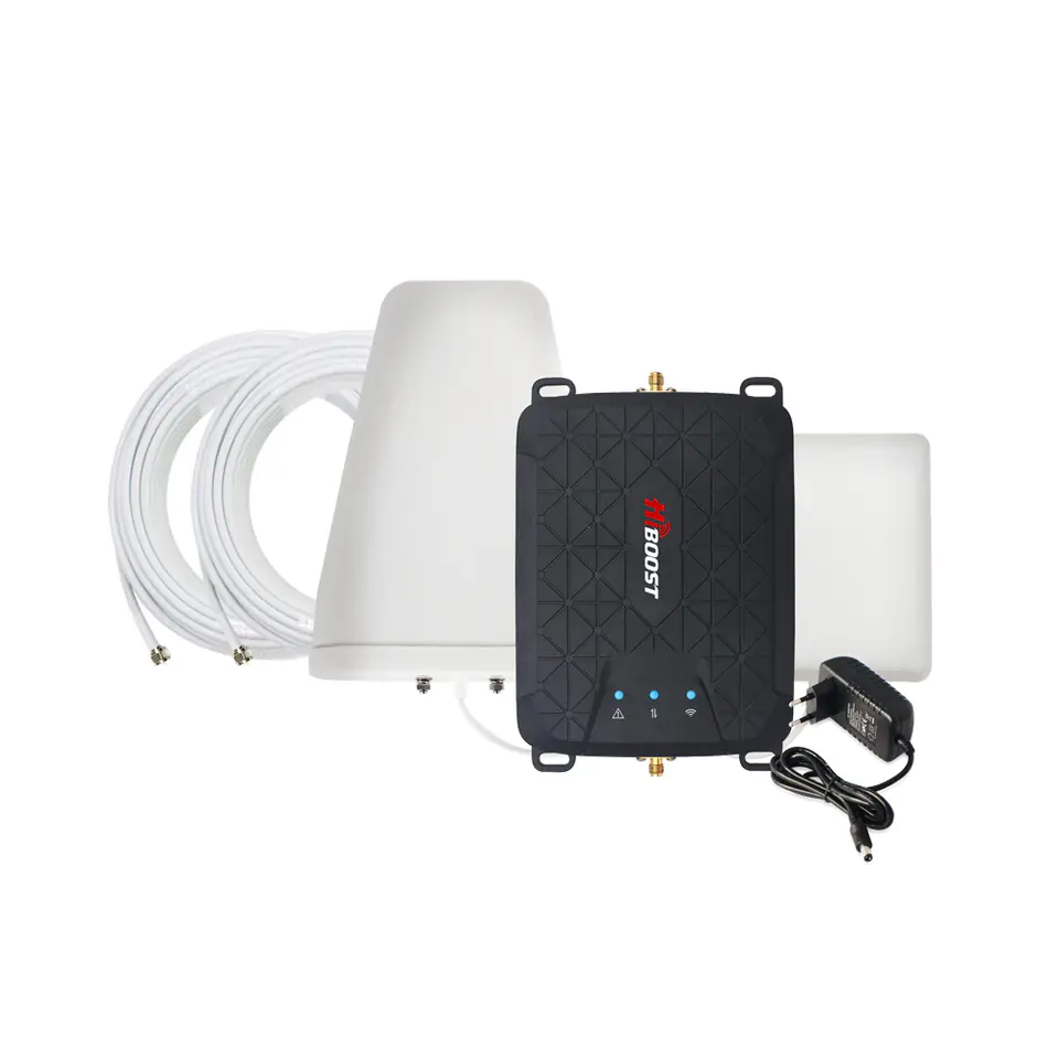 ⁨Zestaw Repeater GSM/3G/4G HiBoost Hi10-5S 5 pasm⁩ w sklepie Wasserman.eu