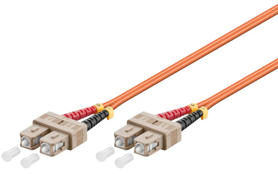 ⁨Patchcord światłowodowy LWL SC-SC OM2 DUPLEX 10m⁩ w sklepie Wasserman.eu