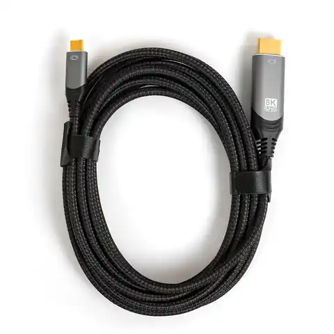 ⁨USB-C 3.1 HDMI 8K Spacetronik KCH-SPA010 cable 1m⁩ at Wasserman.eu