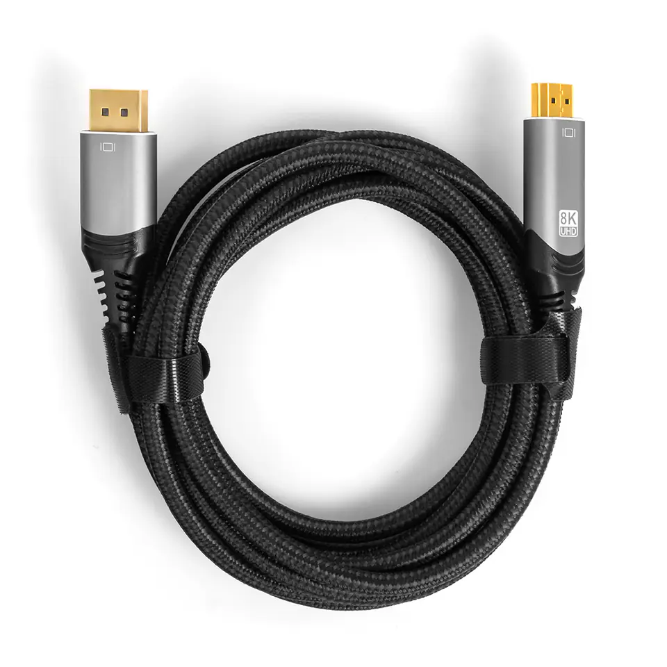 ⁨DP HDMI 1.4 8K Spacetronik KDH-SPA015 cable 1.5m⁩ at Wasserman.eu