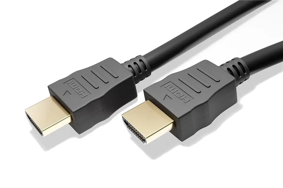 ⁨Kabel HDMI 2.1 8K 60Hz UHD Goobay czarny 0,5m⁩ w sklepie Wasserman.eu