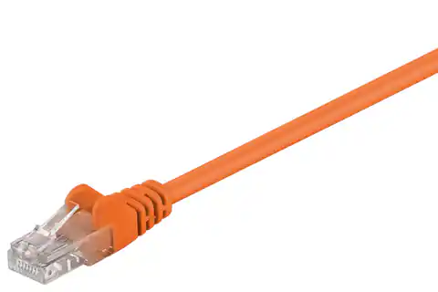⁨Kabel LAN Patchcord CAT 5E 1,5m pomarańczowy⁩ w sklepie Wasserman.eu