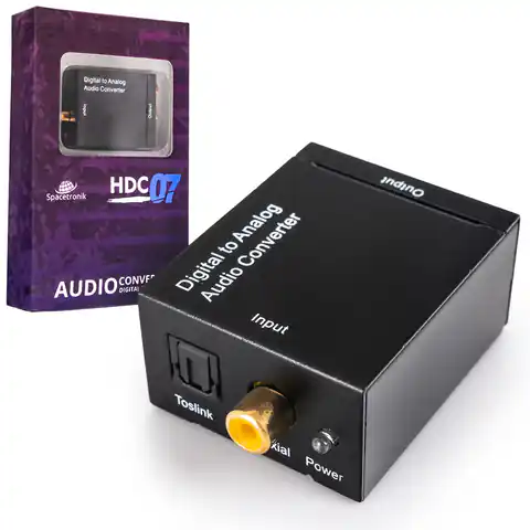 ⁨Konwerter Audio Digital na Analog R/L Space HDC07⁩ w sklepie Wasserman.eu