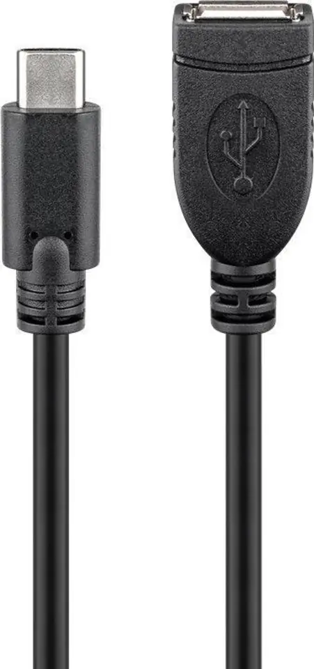 ⁨USB-C to USB OTG 2.0 Goobay Adapter 0.2m⁩ at Wasserman.eu