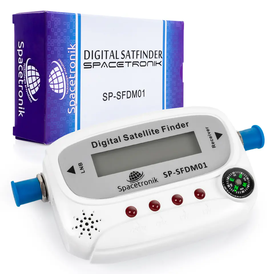 ⁨Digital Satfinder z LCD Spacetronik SP-SFDM01⁩ w sklepie Wasserman.eu