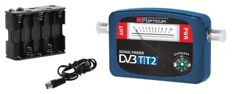 ⁨Miernik sygnału DVB-T/T2 wychyłowy OPTICUM OPT-1⁩ w sklepie Wasserman.eu