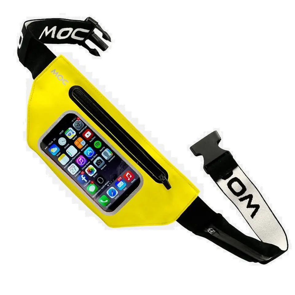 ⁨Waist Bag MOC yellow Sportowa saszetka nerka Tel.⁩ w sklepie Wasserman.eu