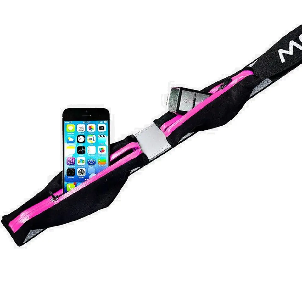 ⁨Expandable Waist Bag pink Sports Sachet Tel.⁩ at Wasserman.eu