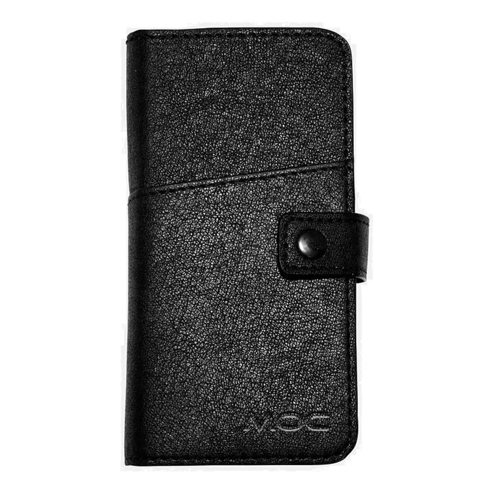 ⁨Portfel na telefon + etui  MOC Mag Wallet Black⁩ w sklepie Wasserman.eu