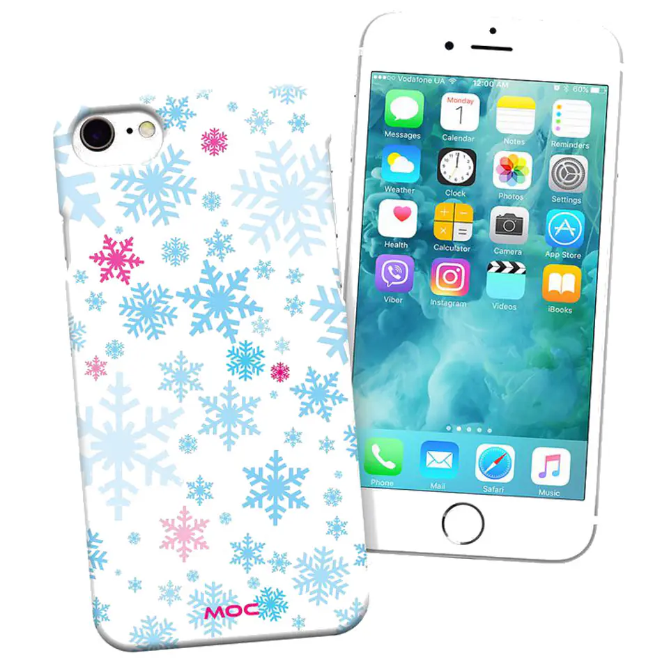 ⁨Etui telefonu MOC Mag Case do iPhone 7 8 Snowflake⁩ w sklepie Wasserman.eu