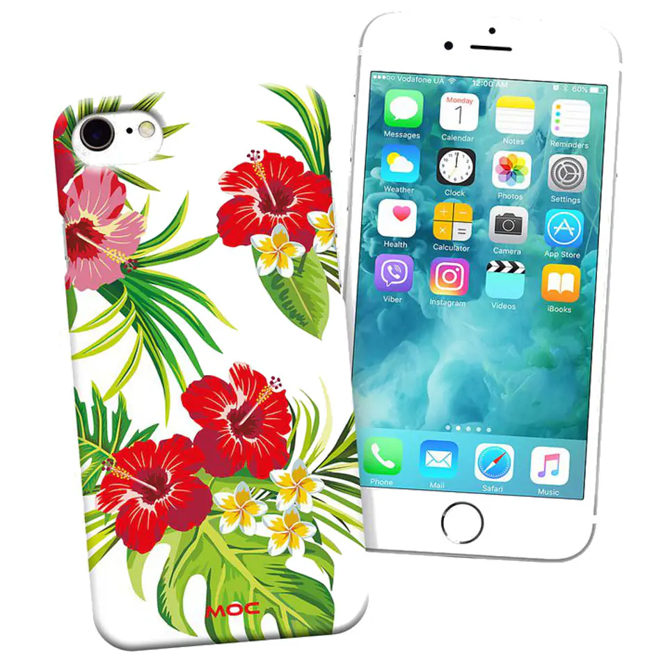 ⁨Etui telefonu MOC Mag Case do iPhone 7 8 Hibiscus⁩ w sklepie Wasserman.eu