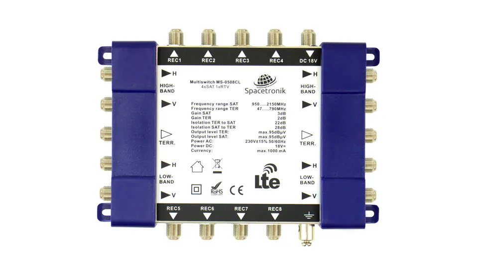 ⁨Multiswitch Spacetronik Pro Series MS-0508CL 5/8C⁩ w sklepie Wasserman.eu